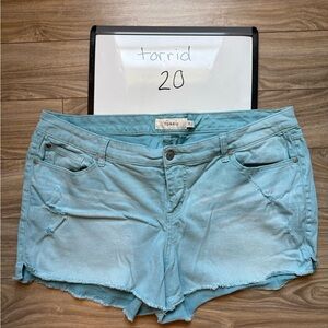 Torrid distressed blue jean Women's Shorts 20